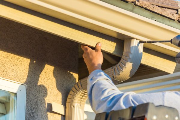 Cost of Aluminum Rain Gutter Service in Spanish Fork